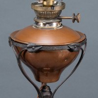 W. A. S. Benson –  Rare Arts & Crafts Iron Telescopic Standard or Floor Lamp - Thumbnail 9