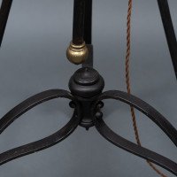 W. A. S. Benson –  Rare Arts & Crafts Iron Telescopic Standard or Floor Lamp - Thumbnail 15