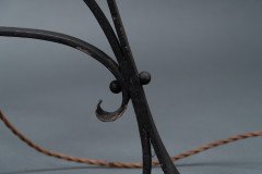 W. A. S. Benson –  Rare Arts & Crafts Iron Telescopic Standard or Floor Lamp - Thumbnail 20