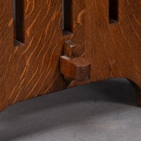 Liberty & Co., attributed. A Small Arts & Crafts Oak Dining Table - Thumbnail 12