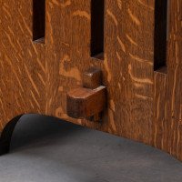 Liberty & Co., attributed. A Small Arts & Crafts Oak Dining Table - Thumbnail 13