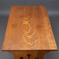 Liberty & Co., attributed. A Small Arts & Crafts Oak Dining Table - Thumbnail 14