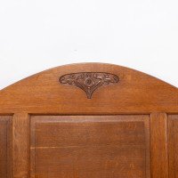 Wylie & Lochhead, M. H. Baillie Scott, an Arts & Crafts Glasgow School Oak Settle - Thumbnail 6