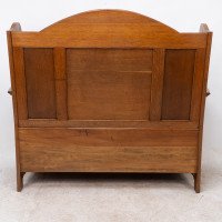 Wylie & Lochhead, M. H. Baillie Scott, an Arts & Crafts Glasgow School Oak Settle - Thumbnail 15