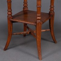 Jas Shoolbred, Attributed – Aesthetic Movement Oak Octagonal Side Table - Thumbnail 10