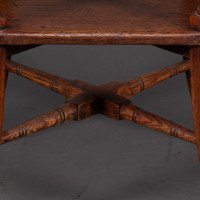 Jas Shoolbred, Attributed – Aesthetic Movement Oak Octagonal Side Table - Thumbnail 13