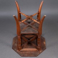 Jas Shoolbred, Attributed – Aesthetic Movement Oak Octagonal Side Table - Thumbnail 15