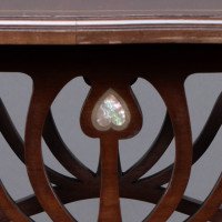 Liberty & Co., attributed. An Arts & Crafts Mahogany Occasional Table with Mother-Of-Pearl Inlays - Thumbnail 11