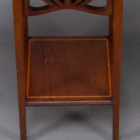 Liberty & Co., attributed. An Arts & Crafts Mahogany Occasional Table with Mother-Of-Pearl Inlays - Thumbnail 17