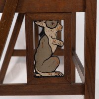 G F Hardy. An Arts & Crafts Oak Childs Desk with a Slanted Writing Area & Storage Underneath - Thumbnail 10