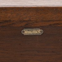 G F Hardy. An Arts & Crafts Oak Childs Desk with a Slanted Writing Area & Storage Underneath - Thumbnail 13