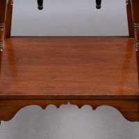 Liberty & Co., A Rare Moorish Anglo-Japanese Walnut Side Table - Thumbnail 13