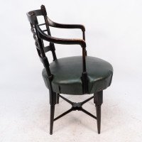 E. W. Godwin for William Watt. An Anglo-Japanese Old English or Jacobean Armchair - Thumbnail 5