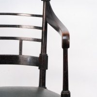 E. W. Godwin for William Watt. An Anglo-Japanese Old English or Jacobean Armchair - Thumbnail 8
