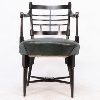 E. W. Godwin for William Watt. An Anglo-Japanese Old English or Jacobean Armchair - Thumbnail 12