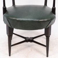 E. W. Godwin for William Watt. An Anglo-Japanese Old English or Jacobean Armchair - Thumbnail 11