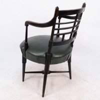 E. W. Godwin for William Watt. An Anglo-Japanese Old English or Jacobean Armchair - Thumbnail 15