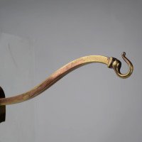 An Arts & Crafts Brass Picture Rail Wall Light - Thumbnail 10