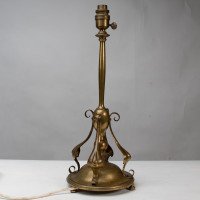 An Arts & Crafts Brass Table Lamp in the Style of C. F. A. Voysey - Thumbnail 4