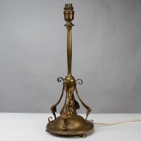 An Arts & Crafts Brass Table Lamp in the Style of C. F. A. Voysey - Thumbnail 5