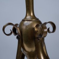 An Arts & Crafts Brass Table Lamp in the Style of C. F. A. Voysey - Thumbnail 13