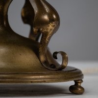 An Arts & Crafts Brass Table Lamp in the Style of C. F. A. Voysey - Thumbnail 18