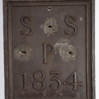 A Set of Four English Lead Parish Boundary Plaques Marked & Dated - Thumbnail 9