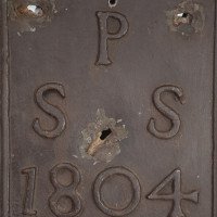 A Set of Four English Lead Parish Boundary Plaques Marked & Dated - Thumbnail 13