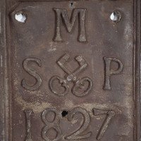 A Set of Four English Lead Parish Boundary Plaques Marked & Dated - Thumbnail 18