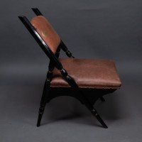 An Aesthetic Movement a Frame Ebonized Chair in the Style ofDr. C. Dresser - Thumbnail 4