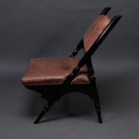 An Aesthetic Movement a Frame Ebonized Chair in the Style ofDr. C. Dresser - Thumbnail 5