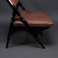 An Aesthetic Movement a Frame Ebonized Chair in the Style ofDr. C. Dresser - Thumbnail 11