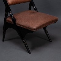 An Aesthetic Movement a Frame Ebonized Chair in the Style ofDr. C. Dresser - Thumbnail 13