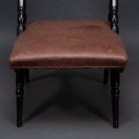An Aesthetic Movement a Frame Ebonized Chair in the Style ofDr. C. Dresser - Thumbnail 14