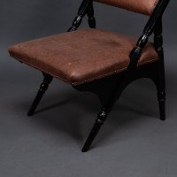 An Aesthetic Movement a Frame Ebonized Chair in the Style ofDr. C. Dresser - Thumbnail 15