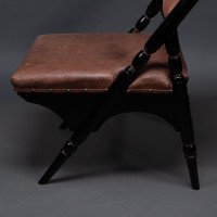 An Aesthetic Movement a Frame Ebonized Chair in the Style ofDr. C. Dresser - Thumbnail 16
