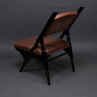 An Aesthetic Movement a Frame Ebonized Chair in the Style ofDr. C. Dresser - Thumbnail 18