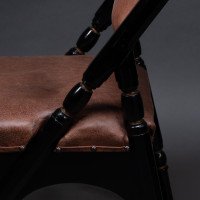 An Aesthetic Movement a Frame Ebonized Chair in the Style ofDr. C. Dresser - Thumbnail 17