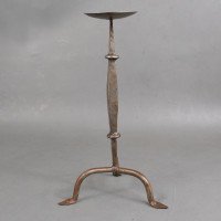 Cotswold School – Arts and Crafts Wrought Iron Pricket Candlestick (c.1910) - Thumbnail 2