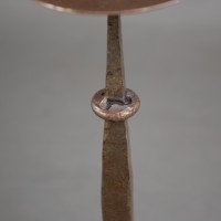 Cotswold School – Arts and Crafts Wrought Iron Pricket Candlestick (c.1910) - Thumbnail 9
