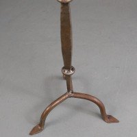 Cotswold School – Arts and Crafts Wrought Iron Pricket Candlestick (c.1910) - Thumbnail 12