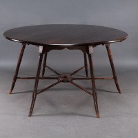 E. W. Godwin. An Anglo-Japanese Aesthetic Movement Walnut Centre or Dining Table - Thumbnail 2
