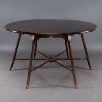 E. W. Godwin. An Anglo-Japanese Aesthetic Movement Walnut Centre or Dining Table - Thumbnail 6