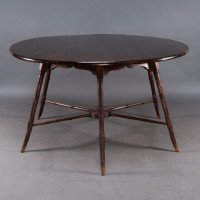 E. W. Godwin. An Anglo-Japanese Aesthetic Movement Walnut Centre or Dining Table - Thumbnail 5