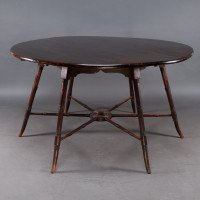 E. W. Godwin. An Anglo-Japanese Aesthetic Movement Walnut Centre or Dining Table - Thumbnail 9