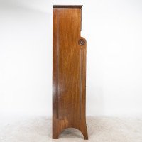 Lambs of Manchester. An Anglo-Japanese Secretaire Bookcase with Lacquered Panel - Thumbnail 5