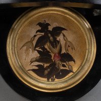 Maple & Co., Set of 3 Aesthetic Movement Ebonized Wall Shelves with Hand Painted Scenes - Thumbnail 4