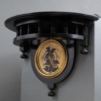 Maple & Co., Set of 3 Aesthetic Movement Ebonized Wall Shelves with Hand Painted Scenes - Thumbnail 5