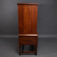 Ambrose Heal a Rare Mansfield Oak Chest of Drawers with Iron Heart Escutcheons - Thumbnail 7
