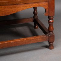 Ambrose Heal a Rare Mansfield Oak Chest of Drawers with Iron Heart Escutcheons - Thumbnail 14